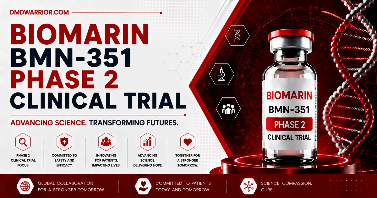 Ensayo clínico de fase 2 de la terapia de omisión del exón 51 de BioMarin BMN-351
