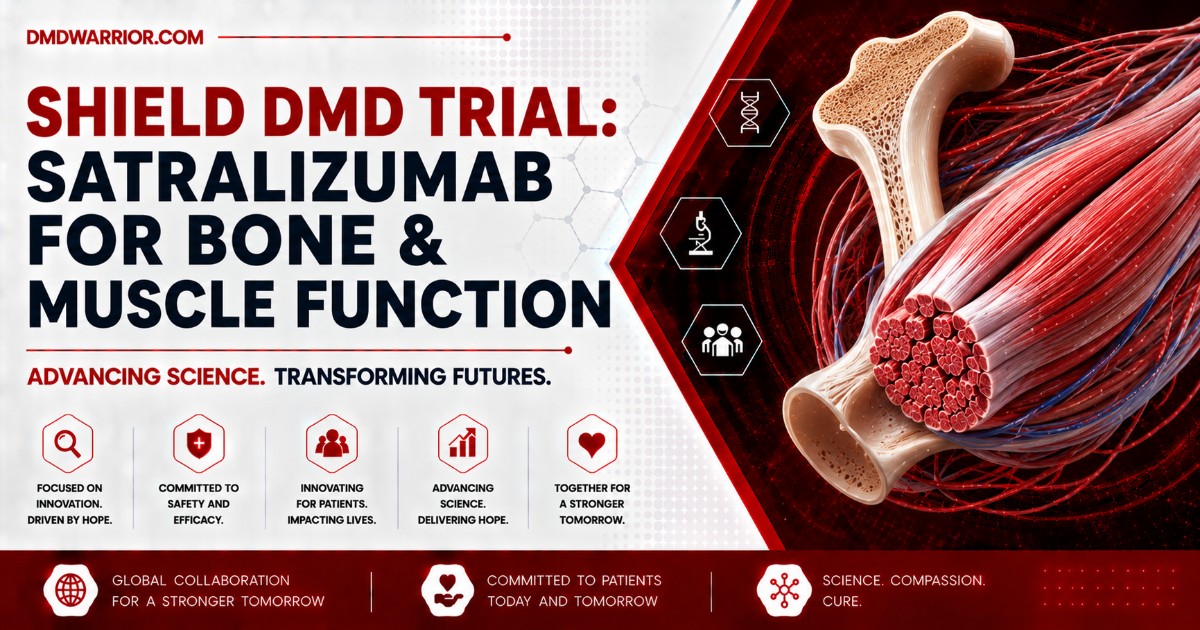 SHIELD DMD Trial: Satralizumab for Bone & Muscle Function