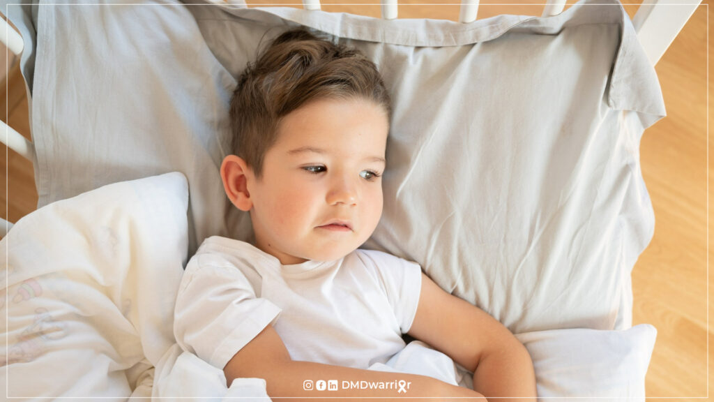 Home-based pain management and caregiver support for a child living with Duchenne muscular dystrophy.