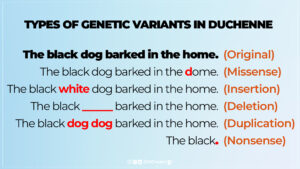 Ds Variants Types of Genetic Variants in Duchenne Muscular Dystrophy - DMD Warrior