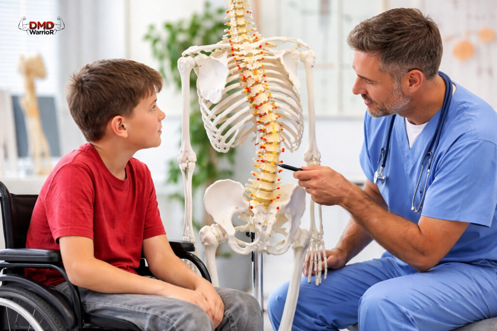 Escoliosis en la distrofia muscular de Duchenne: detección, ejercicios y tratamiento quirúrgico.