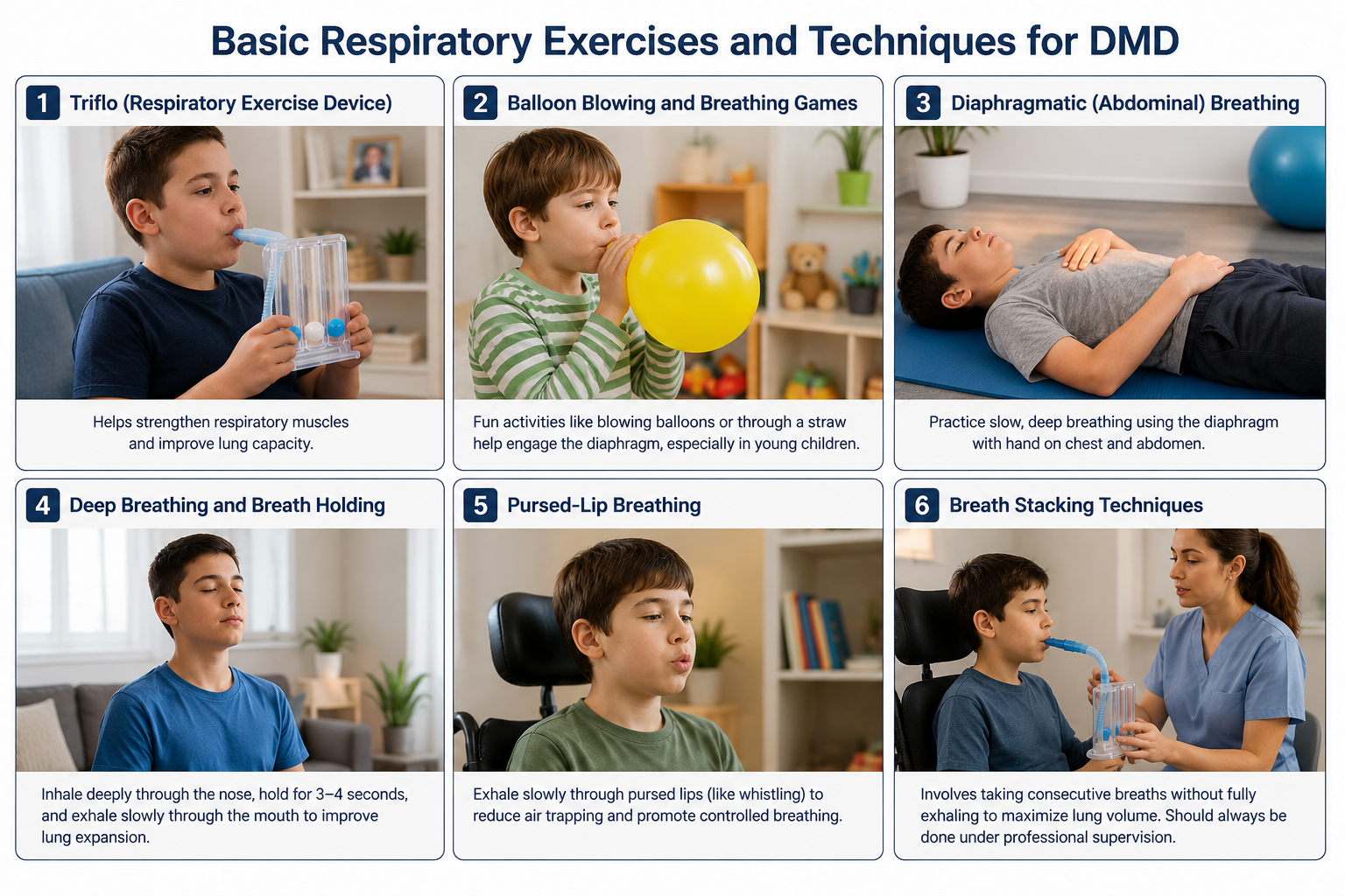 breathing exercises in Duchenne muscular dystrophy
