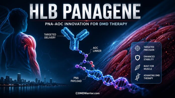 HLB Panagene PNA-AOC Technology for DMD HLB Panagene PNA-AOC technology for targeted Duchenne muscular dystrophy therapy
