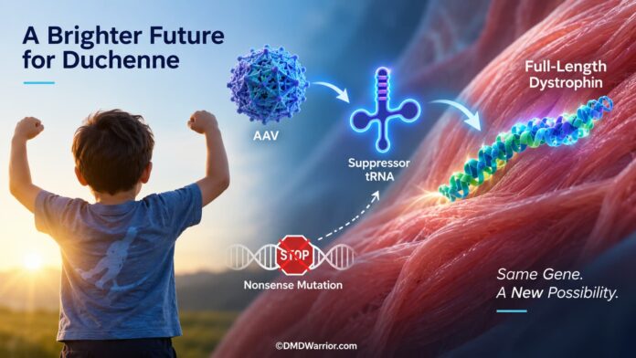 Tevard tRNA Therapy for Nonsense Mutations and Full-Length Dystrophin Tevard AAV-delivered tRNA therapy targeting nonsense mutations to restore full-length dystrophin in Duchenne